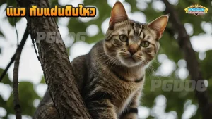 แมว กับแผ่นดินไหว