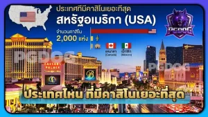 ประเทศไหน ที่มีคาสิโนเยอะที่สุด