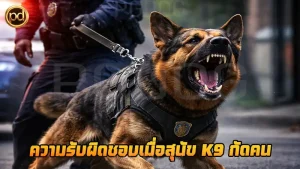 ความรับผิดชอบเมื่อสุนัข K9 กัดคน