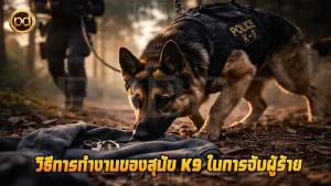 วิธีการทำงานของสุนัข K9 ในการจับผู้ร้าย